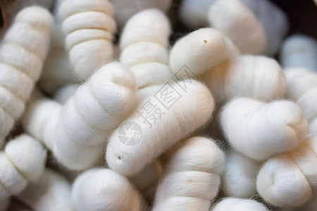 柔软精致的纤维蚕丝背景图片
