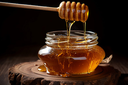 可口美味的蜂蜜背景图片