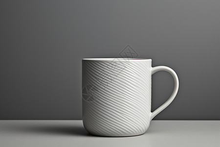 简约设计感纹理陶瓷杯背景图片