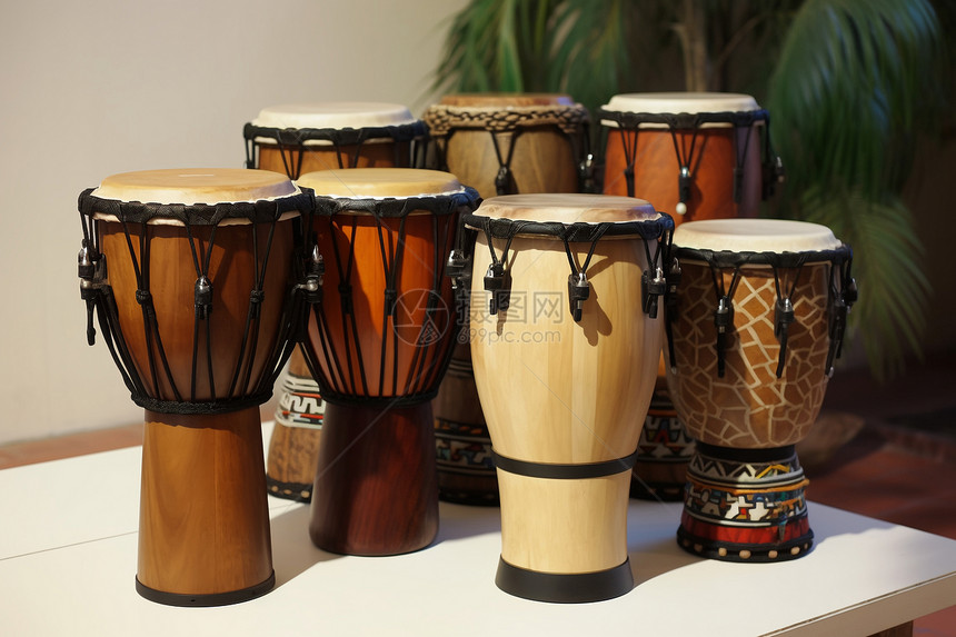 乐器非洲鼓图片