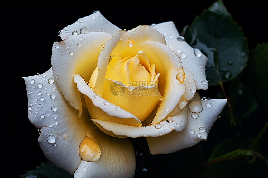 浪漫绽放的美丽玫瑰花朵图片