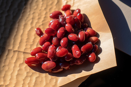 美味可口的红豆背景图片