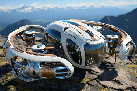 未来科技氢燃料无人机背景图片