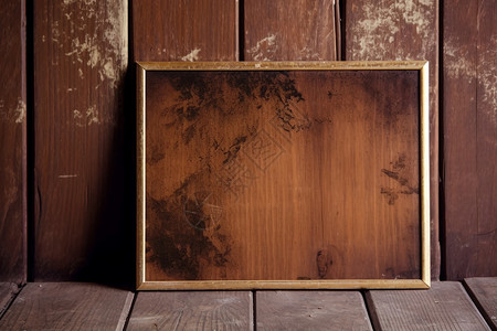 古色古香的木质相框背景图片