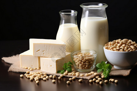 饮用健康天然的牛奶高清图片