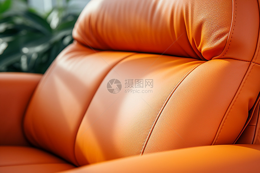棕色的舒适座椅图片