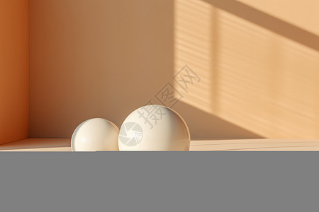 两个瑜伽球背景图片