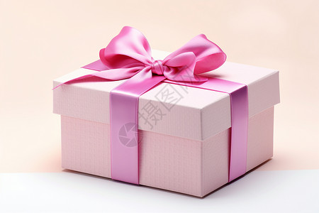 粉红色的礼盒背景图片
