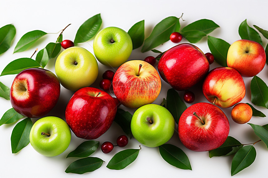 健康营养的苹果水果图片