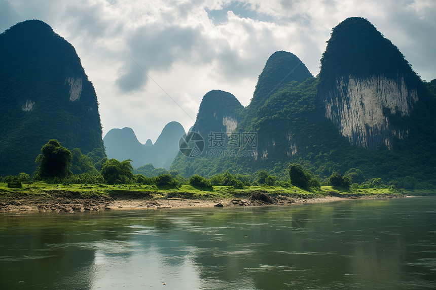 风景优美的桂林山水甲天下图片