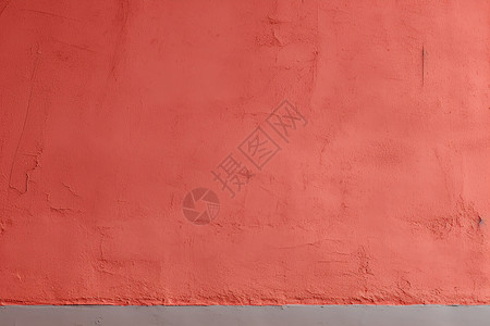 粉饰红色的墙壁背景