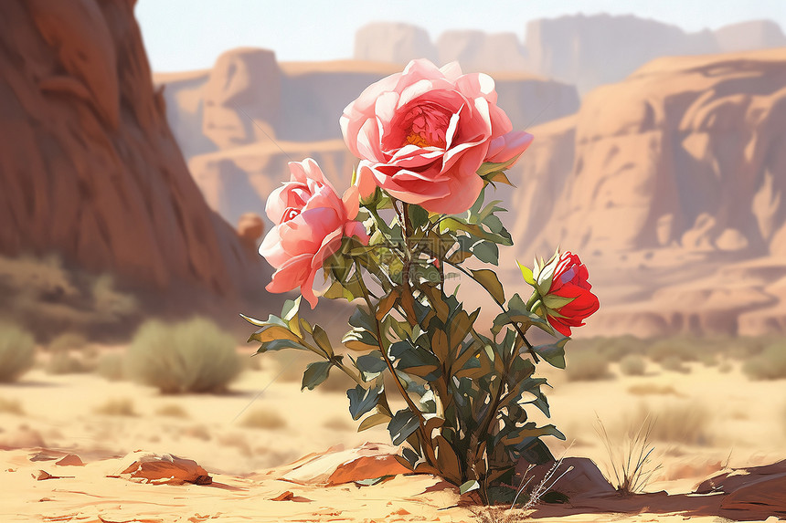沙漠之花图片