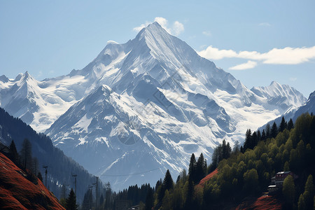 山脉之旅背景图片