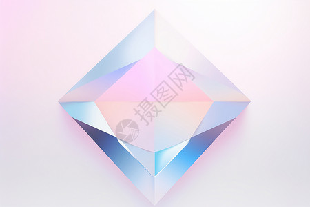 蓝粉色梦幻钻石背景图片