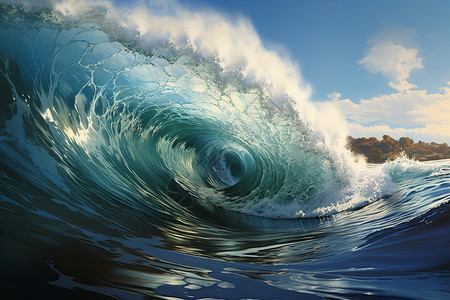 海水漩涡背景图片