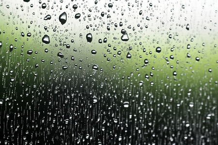 模糊视线的雨天玻璃背景背景图片