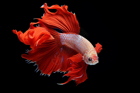 一条红白相间的鱼图片素材