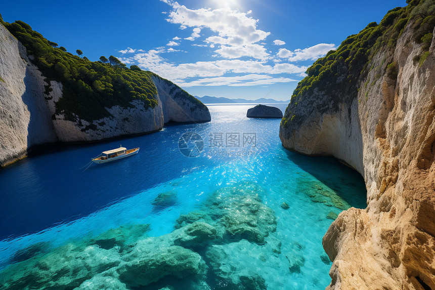 海岛壮丽景色图片