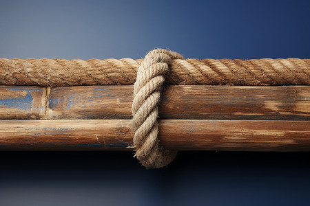 绳子捆绑捆绑在一起的木棍背景