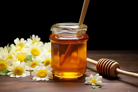 蜂蜜食用素材甜蜜的花蜜背景