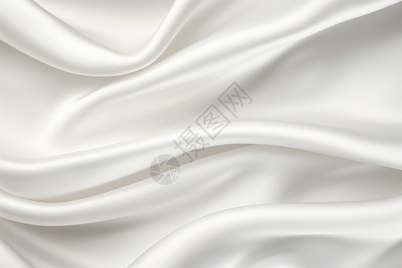 白色褶皱白色丝绸褶皱背景背景