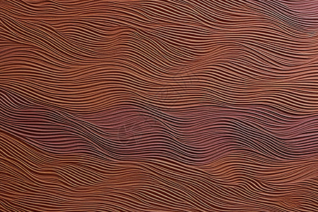 红褐色波浪线纹理背景图片