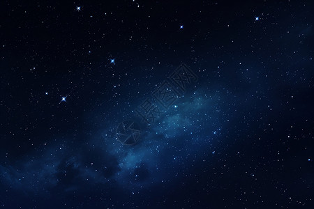 天空中的星系背景图片