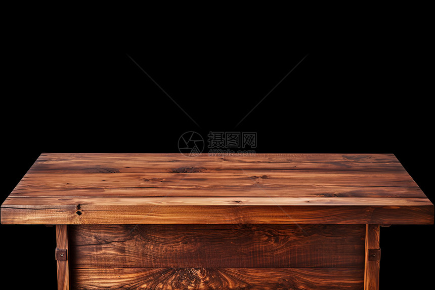 硬木的古朴桌子图片