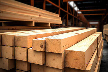 木材加工厂木材工业高清图片