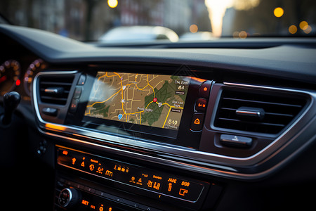 汽车技术现代技术的GPS定位导航系统背景