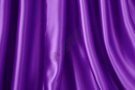 紫色的丝绸褶皱背景图片