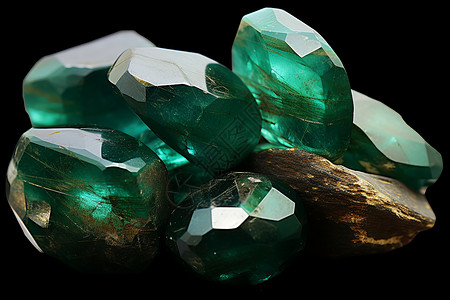 矿物的水晶宝石背景图片