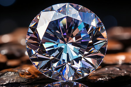 蒸汽波闪耀钻石昂贵的珠宝钻石背景