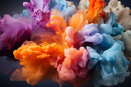 色彩漩涡抽象背景背景图片