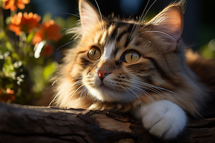 呆萌可爱的宠物猫咪图片