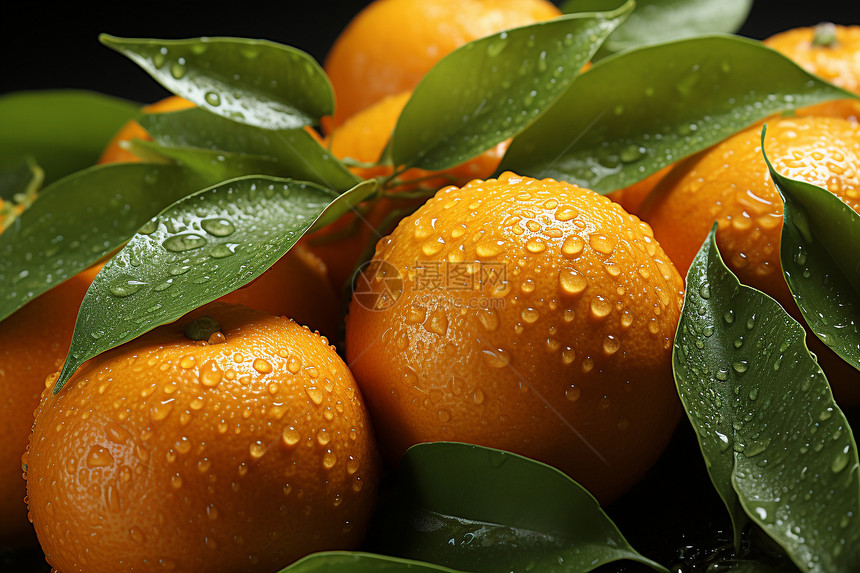 美味多汁的柑橘水果图片