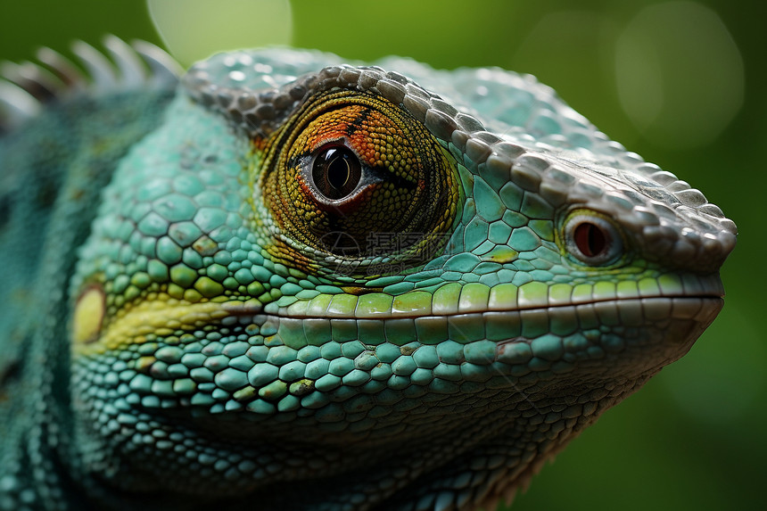 神奇色彩的蜥蜴动物图片
