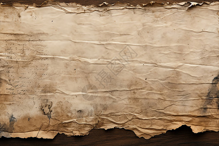 纸张撕裂一张充满艺术气息的古老纸张背景