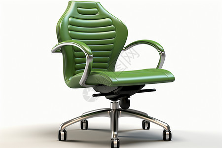 办公室内的绿色办公座椅背景图片