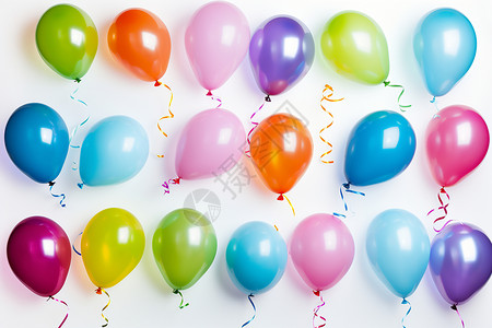 庆祝活动的气球背景图片