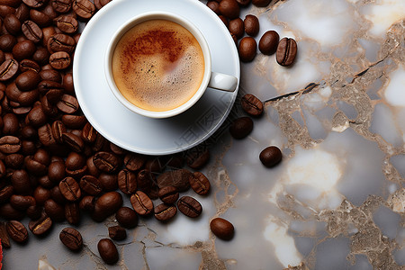 浓香美味的咖啡背景图片