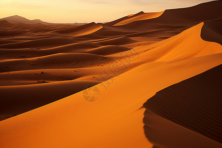 沙漠的荒凉美景背景图片