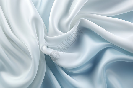 柔美光泽的白色丝绸背景背景图片