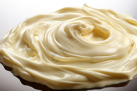 健康可口的奶油背景图片