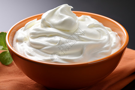 桌面上白色的鲜奶油背景
