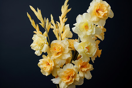 黄色的植物花朵背景图片