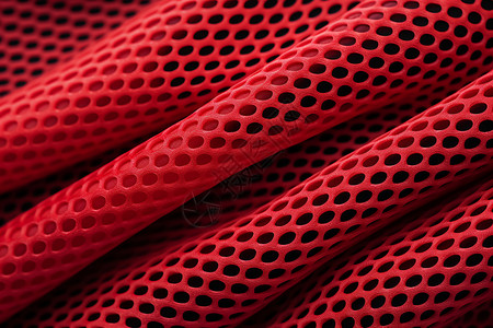 红色纤维材质的塑料板背景图片