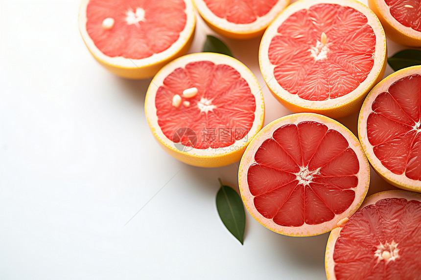 可口多汁的葡萄柚图片