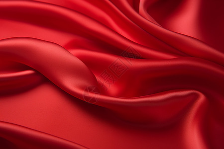 光滑的红色丝绸背景背景图片