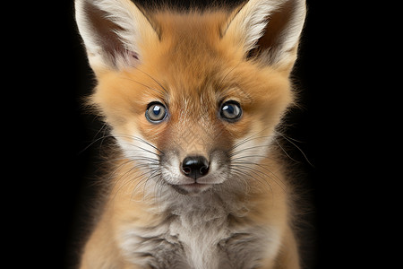 狐狸肖像背景图片